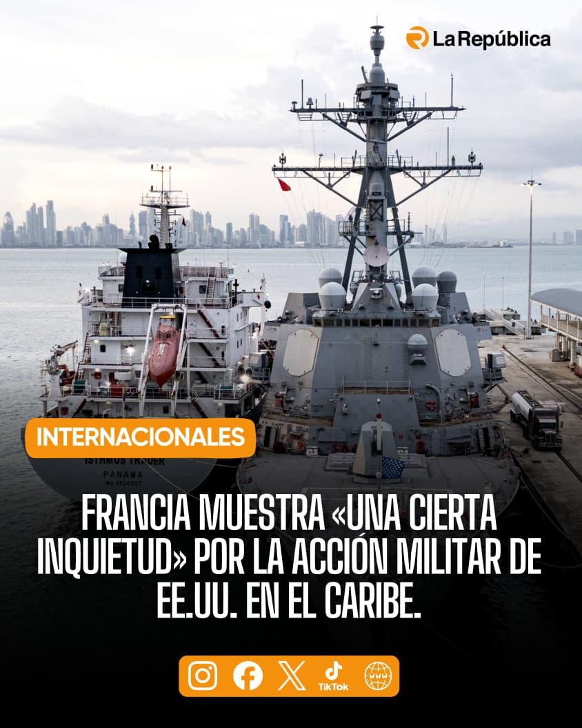 Francia mostró este jueves «una cierta inquietud» por la «sucesión» de ataques militares estadounidenses en el Caribe - Cover Image